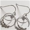 Image 1 : SILVER EARRINGS, SUGGESTED RETAIL VALUE $60