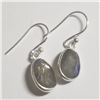 Image 2 : SILVER LABRADORITE EARRINGS