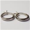 Image 2 : SILVER SMALL HOOP EARRINGS