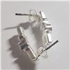 Image 2 : SILVER CUBIC ZIRCONIA EARRINGS (~WEIGHT 5G)