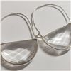 Image 1 : SILVER TOPAZ EARRINGS (~WEIGHT 9.65G)