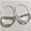 Image 2 : SILVER TOPAZ EARRINGS (~WEIGHT 9.65G)