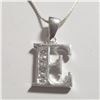 Image 1 : SILVER CUBIC ZIRCONIA  NECKLACE