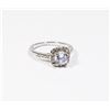 LADIES ENGAGEMENT STYLE RING WITH HALO SETTING