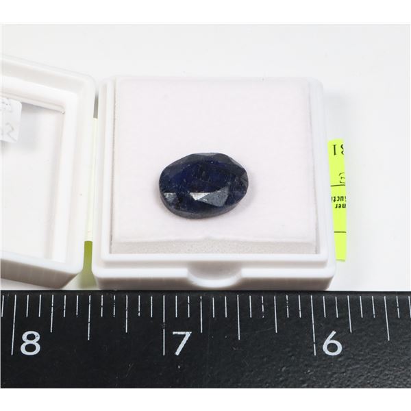 14.50 CT OVAL SHAPED SAPPHIRE COLOR ENHANCED