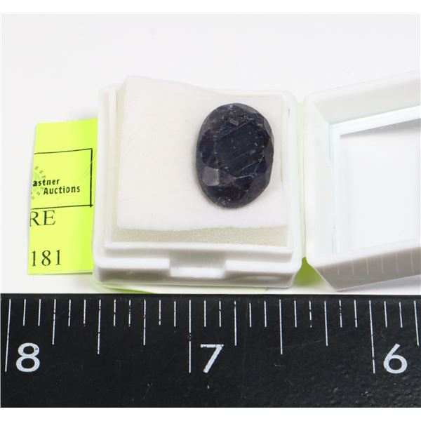 14.12 CT OVAL SHAPED SAPPHIRE COLOR ENHANCED