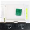 Image 1 : 10.17 CT EMERALD CUT SHAPED EMERALD COLOR