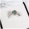 Image 2 : GRA CERTIFIED 1.0 CT ICE BLUE MOISSANITE RING VVS