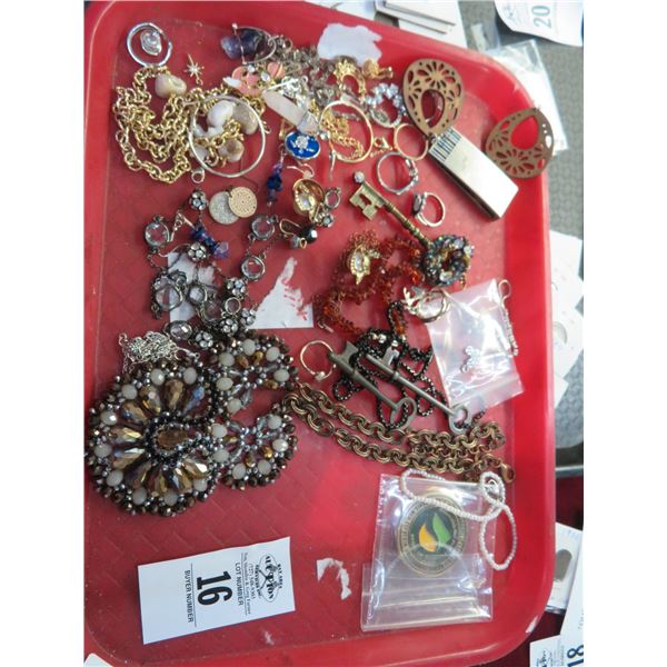 Tray of Fashion Jewelry