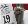 Image 1 : Sterling Silver Skull Ring