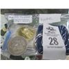 Image 1 : Bag of Misc. Medals and Coins Including a Silver Morgan Dollar