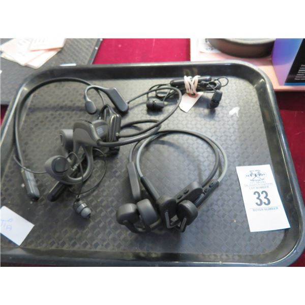 Lot of Aftershock and Other Earbuds (6)