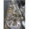 Image 1 : Large Lot of Silverplate Platters, Tea Pots, Pictures & Bowls