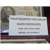 Image 2 : Four Asst. Two Dollar Silver Certificates