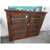 Image 1 : Mahogany 2 Glass Door Bookcase