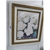 Image 1 : Framed Floral Print 26" x 29"