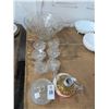 Image 1 : Crystal Punch Bowl Set and Asst. Dishes