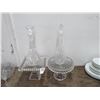 Image 1 : Crystal Decanters and Pie Stands