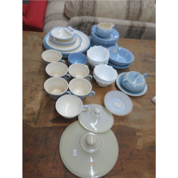 Anchor Hocking, Harker Blue and Other Dishware