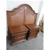 Image 1 : Mahogany Riverside Full Bedroom Set w/Headboard and 2 Nightstands