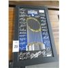 Image 1 : Framed Autographed 2020 World Series Champion Dodgers Print