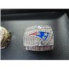 Image 2 : Buccaneer and Patriots Superbowl Replica Rings in Wood Display Box