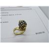 Image 2 : 18K YG Diamond Ring w/22 Round Cut Diamonds - Diamond are Prong Set 12.6g - Replacement