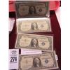 Image 1 : Asst. One Dollar Silver Certificates (4)