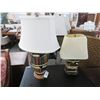 Image 1 : 2-Ceramic Library Book Table Lamps - 2 X $