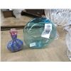 Image 1 : Art Glass Vase and Bottle (2)