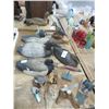 Image 1 : Lot of Duck Decoys and Wooden Bird Figurines