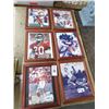 Image 1 : 6-Framed Autographed Football Player Photos - 6 X $