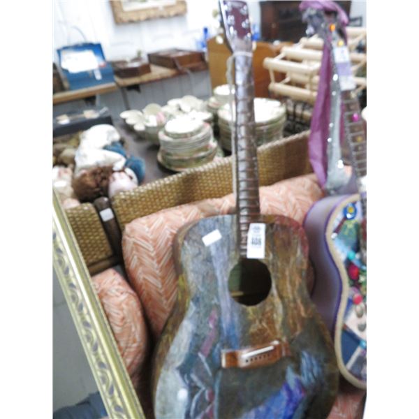 Painted Eterna Guitar Décor