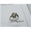 Image 2 : 14K WG Diamond Ring w/11 Round Cut and Single Diamonds 5.6g - Replacement Value $5,800.00