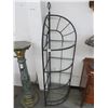 Image 1 : Iron/Glass Corner Display Shelf