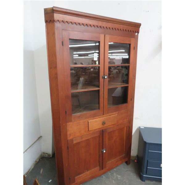 Wood Corner China Cabinet