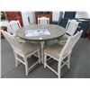 Image 1 : Contemporary White and Beige Dining Table