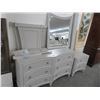 Image 1 : Grey Dresser/Mirror/Nightstand/Full Bed Set