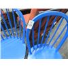 Image 2 : Blue Painted Spindleback Chairs (2)