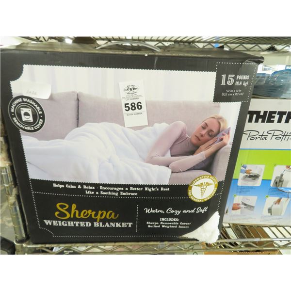 2-Sherpa Weighted Blankets - 2 X $