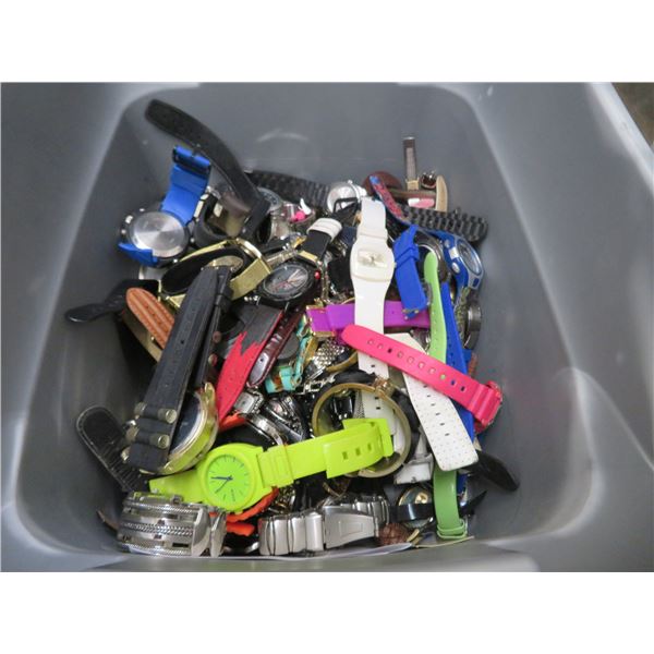 Tub Lot of Assorted Watches