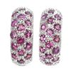 Image 1 : Natural African Rhodolite Garnet Earrings