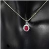Image 1 : Natural Red Ruby Pendant/Necklace