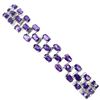Image 2 : Natural Unheated Oval Amethyst Bracelet