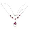 Image 3 : Natural Stunning Red Ruby Necklace