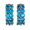 Image 1 : Natural Brazil Paraiba Blue Apatite Earrings