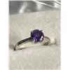 Image 2 : Vintage 925 Sterling Silver, Alexandrite Stone Ring