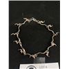 Image 2 : .925 Sterling (Tested) Adjustable Ankelet/Bracelet w/Sterling Dolphin Charms 10.38 Grams