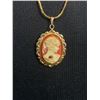 Image 2 : Vintage Cameo Pendant Necklace