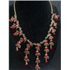 Image 2 : Vintage Red Rhinestone Necklace